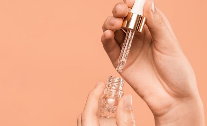 Μπουκάλι λάδι προσώπου